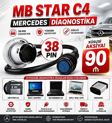 disqi teker type 1: MB Star C4 38 pin diaqnostika kabeli. 🚍🚍🚍Diaqnostika kabeli Lənkəran — 1