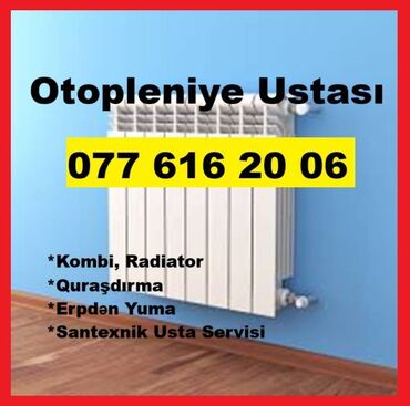 usta çantası: Radiator Erpdən yuyulması. Kombi, Radiator, Ariston, kolonka