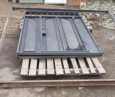RR metal darvaza - Material: qalın metal/profil konstruksiya, qaynaqla
