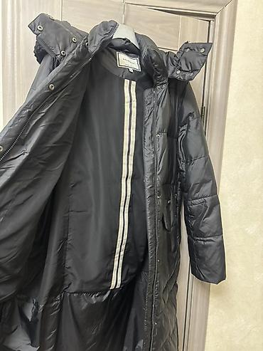 Женская одежда: Пуховик, Длинная модель, Китай, Оверсайз, L, XL — 5