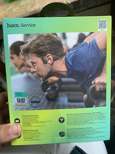 pro 4: Hoco DM43 — спортивные беспроводные наушники с костной проводимостью — 1