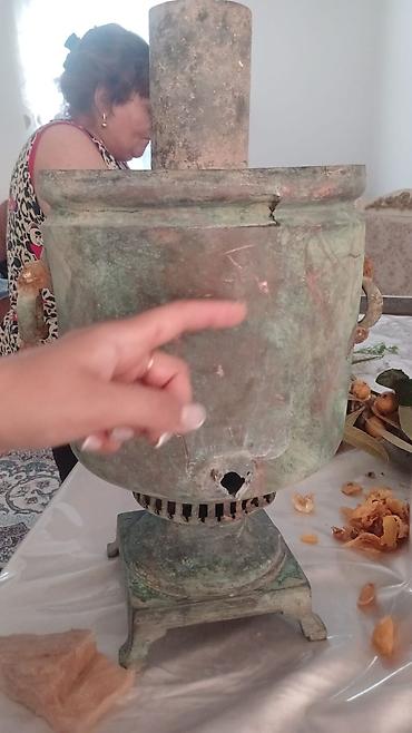 varli ata kasib ata: Qədim samovar, 1810 il, Latun, Vəziyyəti: Qənaətbəxş — 6