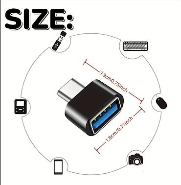 planset telefon: USB‑C 8‑i‑1 Hub Otg Adapter Qiymət 3azn-5azn-10azn Çatdırılma — 10