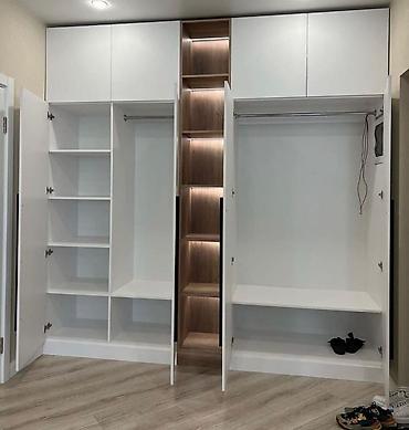 Sifarişlə mətbəx mebeli: Sifarişlə mətbəx dəsti, Özü çəkən petlələr, Mat laminat, Kredit yoxdur, Pulsuz çatdırılma — 3