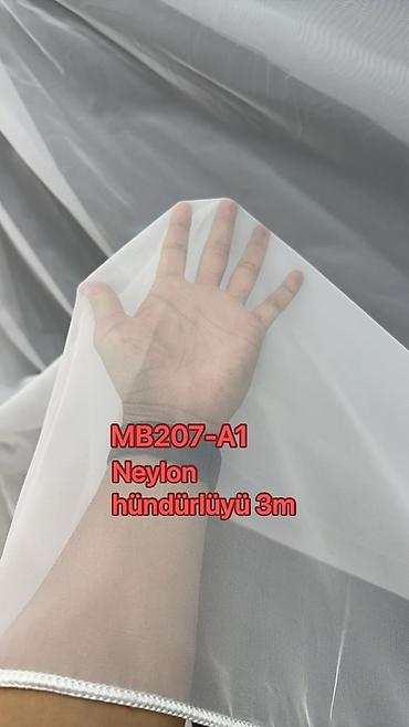 Pərdə və tüllər: Tül pərdə – model 0093 seriyası - Material: incə, işıqlı tull (yarı — 16