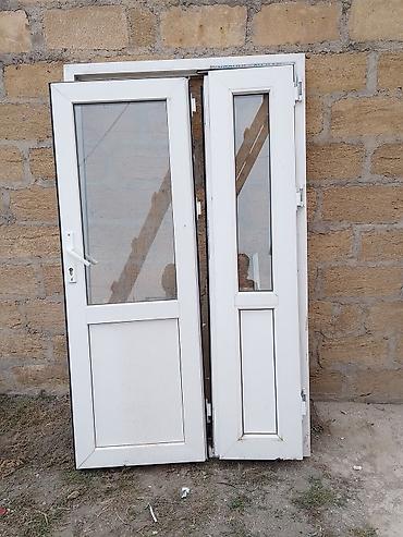 Ağ rəngli PVC qapı və pəncərə dəsti - Material: plastik (PVC) profil