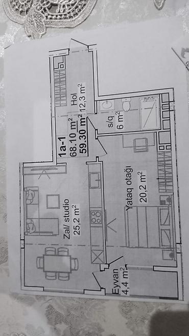 studio mənzil: 2 otaqlı, Yeni tikili, m. 20 Yanvar, 68 kv. m — 1