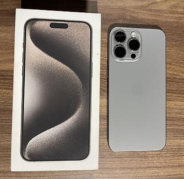 IPhone 15 Pro Max, 256 GB, Natural Titanium, Face ID