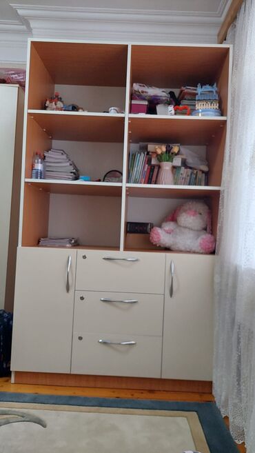 купить полки на стену: İşlənmiş, Kitab rəfi, Düz