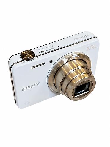 camera sony 1000: Sony Cyber-shot rəqəmsal fotoaparat - Rəng: ağ - Linza: Sony G Lens - — 5