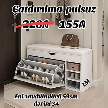 ayaqqabı dolabı ucuz: Yeni AYAQQABI👟👣dolabı Birbaşa istehsalçıdan alın‼️ Qiymət : 155₼ — 1