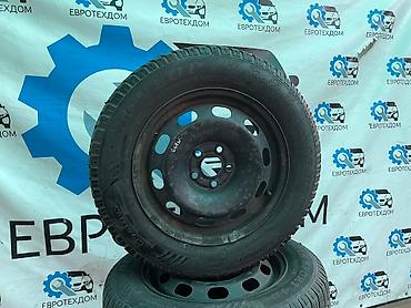 Колеса в сборе: Колеса в сборе 195 / 65 / R 15, Зима, Б/у, Комплект, Легковые, Железные, отверстий - 5 — 2