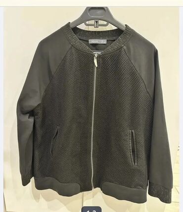 Alt paltarı: Ölcü L! Qara rəngli mesh fakturalı yüngül jaket - Brend: Ipekyol
