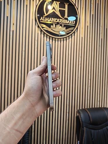 prodat iphone: IPhone 15 Pro Max, 256 GB, Natural Titanium, Simsiz şarj, Face ID, Sənədlərlə — 5