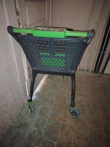 Mağaza arabaları: Supermarket alış-veriş arabası – Bravo brendli - Material — 2