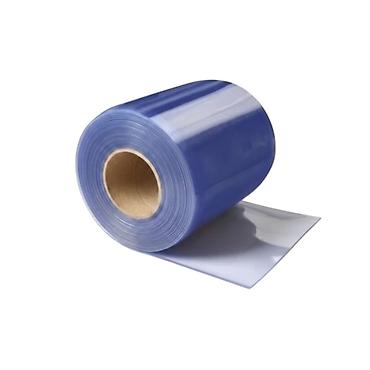 plisani: Antistatična PVC trakasta zavesa – plavo providna, dimenzije 200 × 2 — 1