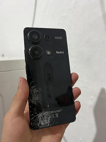 Уюлдук телефондор жана аксессуарлар: Redmi, Redmi Note 13 Pro, Колдонулган, 256 ГБ, түсү - Кара, 2 SIM — 1