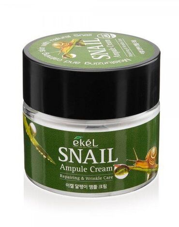 laminary коллагеновый крем для лица цена: Крем для лица Ekel Snail Ampule cream 70гр Антивозрастные кремы Крем с