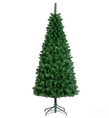 Praznična dekoracija: Velika veštačka jelka sa postoljem - Tip: veštačka božićna jelka — 2