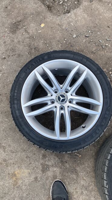 zil tekerleri: Mercedes R17 w204 original diski tekerler. Paket on 225 45 17 arxa 245