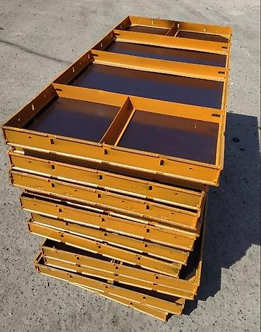 Аренда инструментов: Щиты опалубки, выполненные из прочного материала и окрашенные в яркий — 1