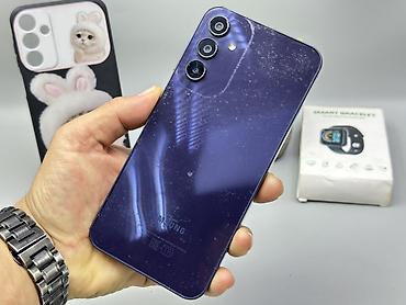 Samsung Galaxy A15, Б/у, 128 ГБ, цвет - Синий, 2 SIM