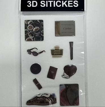 Набор объемных наклеек “3D STICKERS”. Описание: - Лист с at lalafo.kg Набор объемных наклеек “3D STICKERS”. Описание: - Лист с