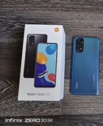xiomi redmi not 10: Redmi Note 11, 128 ГБ, цвет - Синий, Гарантия, Сенсорный, Отпечаток пальца