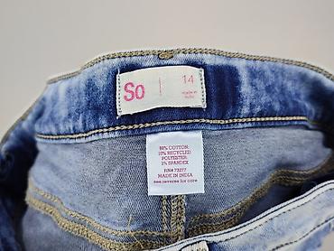 genzie crop top: Spodnie jeansowe, 14 lat, 164, stan - Bardzo dobry — 4