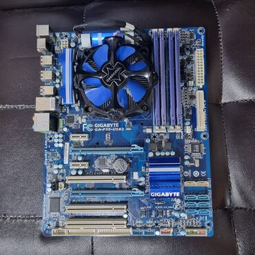 прием плата: Материнская плата, Новый, Gigabyte, LGA1156, Для ПК