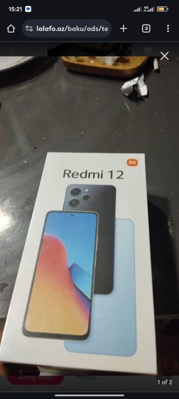 xiaomi mi a2 lite qiymeti irshad: Xiaomi Redmi 12, 128 GB, 
 Barmaq izi, Face ID