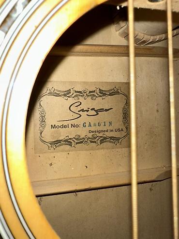 Akustik gitaralar: Akustik gitara, 6 sim, İşlənmiş, Ünvandan götürmə, Pulsuz çatdırılma, Ödənişli çatdırılma — 10