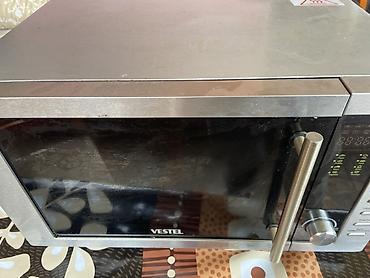 mikravalnofka: VESTEL mikrodalğalı soba – qril və kombi funksiyalı, paslanmayan polad — 3
