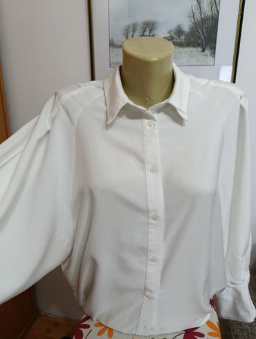 Bluze: Reserved, Jednobojni, bоја - Bela — 8