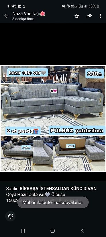 avanqard: Künc divan, Qonaq otağı üçün, Bazalı, Açılan, Kitab — 2