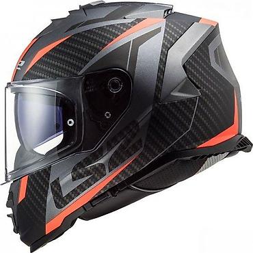 cest: LS2 integralna motoristička kaciga – karbonska školjka, sportski — 2