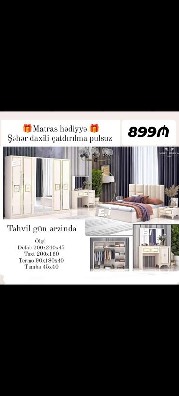 Yataq otağı dəstləri: Təknəfərlik çarpayı, Tumba, Rusiya, Yeni — 8