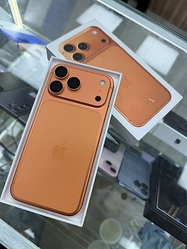 IPhone 17 Pro Max, Б/у, 1 ТБ, Оранжевый, Коробка, 92 %
