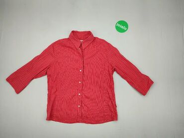 Koszule i bluzki: Koszula, L (EU 40), wzór - Linia, kolor - Czerwony