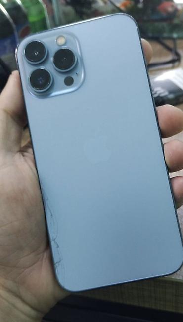 iphone 13 max: IPhone 13 Pro, Sierra Blue, Qırıq — 2