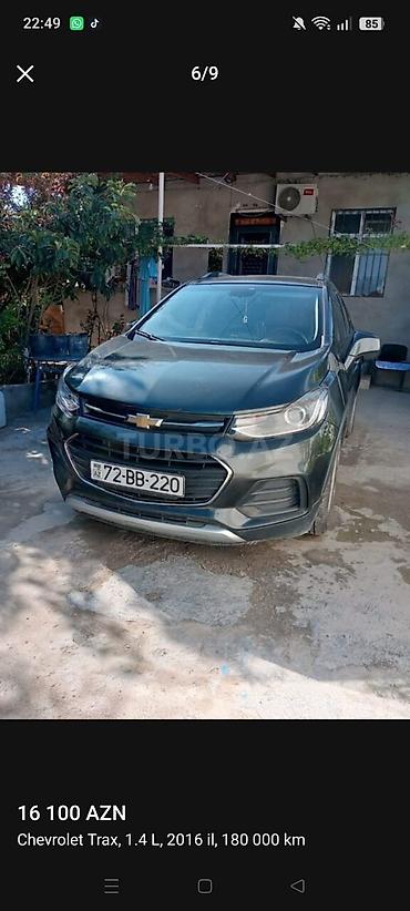 Chevrolet: Chevrolet Tracker: 1.4 l | 2016 il 190000 km Krossover — 1
