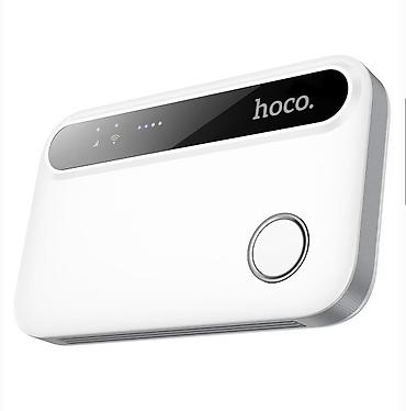 hotspot modem: Hoco. HI41, Wi-Fi 6 роутер, поддержка микро-сим карт, 2.4G — 4