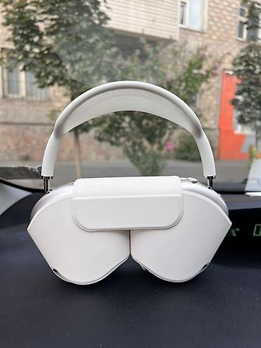 наушники earpods: Беспроводные накладные наушники, Apple, Б/у — 1