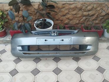 портер прадою: Передний Бампер Honda 2003 г., Б/у, цвет - Серебристый, Оригинал