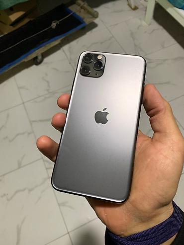 iphone 11 batarya: IPhone 11 Pro Max, 64 GB, Matte Space Gray, Simsiz şarj, Face ID — 3