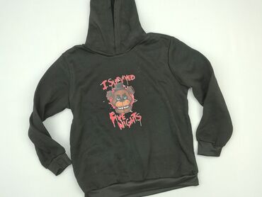 spodenki bojówki czarne: Sweatshirt, 13 years, 152-158 cm, condition - Very good