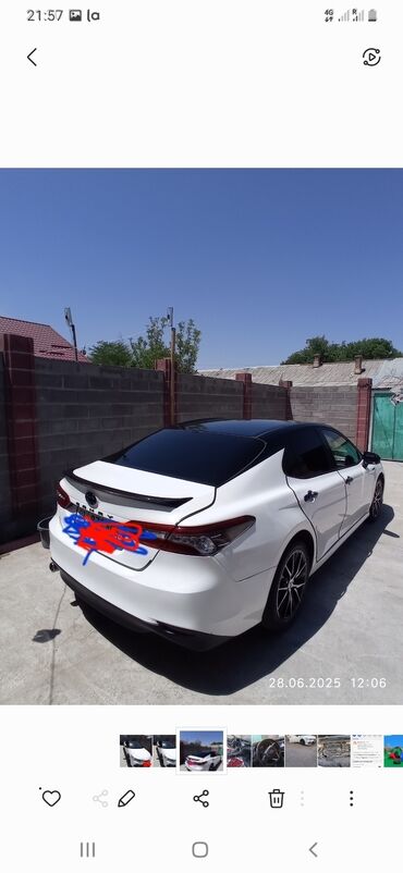 срочно продать машину: Toyota Camry: 2018 г., 2.5 л, Автоматические, Гибрид, Седан