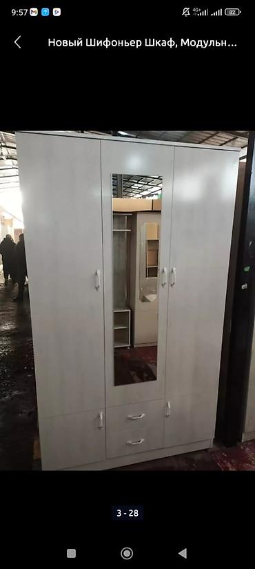 Шифоньеры, шкафы для одежды: Шкаф шифоньеры новый новый материал российский ламинат качестве at lalafo.kg — 2 Шифоньеры, шкафы для одежды: Шкаф шифоньеры новый новый материал российский ламинат качестве — 2