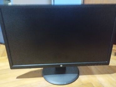 Kompüter və noutbuk aksesuarları: HP monitor satılır, 22-23 düym. problem yoxdur. üstündə video display