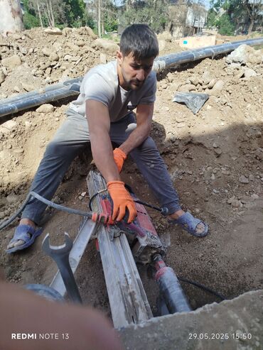 Plitə işləri: Səssiz tozsuz səliqəli kəsim. Beton katlavan monolit kubik